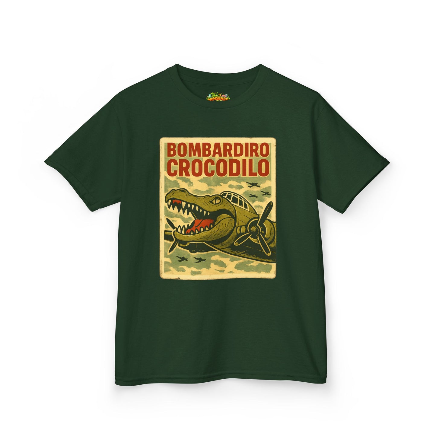 Bombardino Crocodilo Kids Heavy Cotton™ Tee