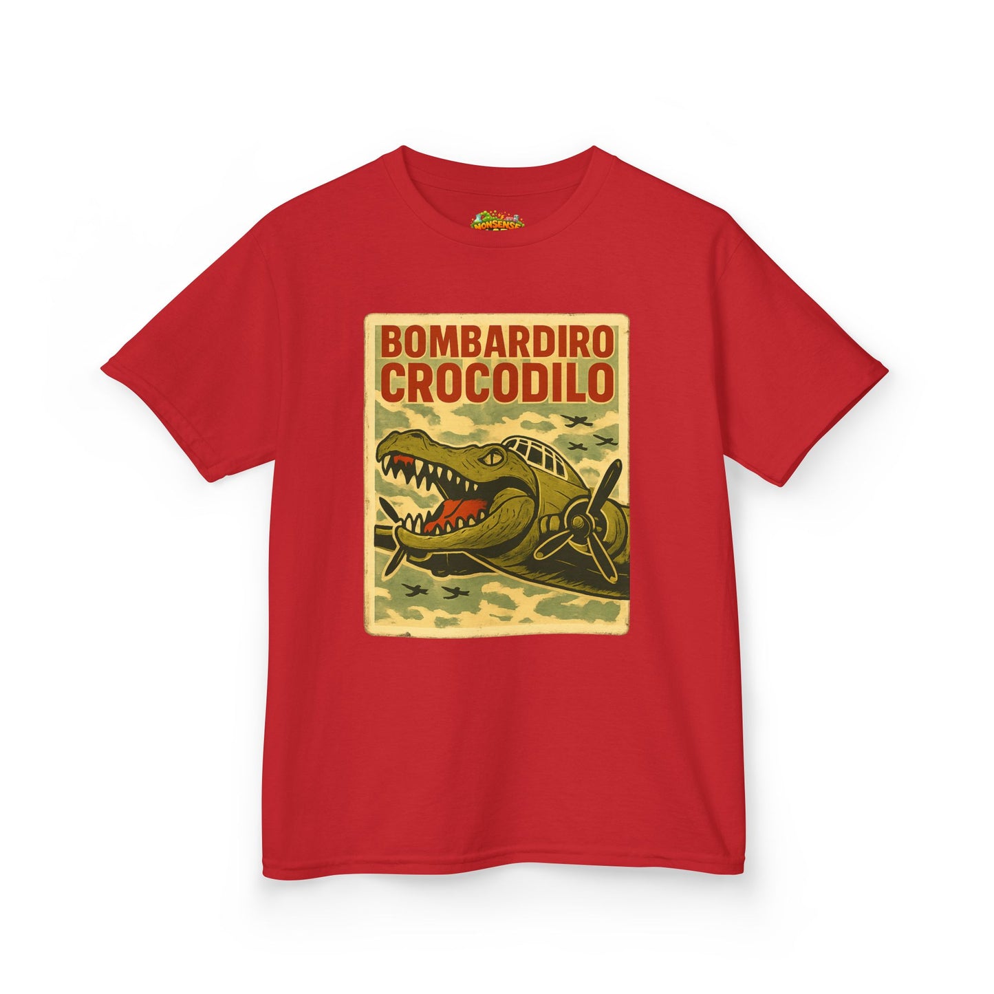 Bombardino Crocodilo Kids Heavy Cotton™ Tee