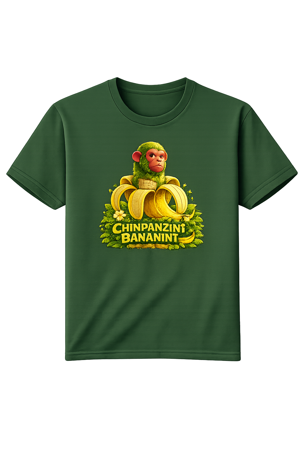 Kids Tee — "Chimpanzini Bananini" Cute Cartoon Monkey Banana Shirt