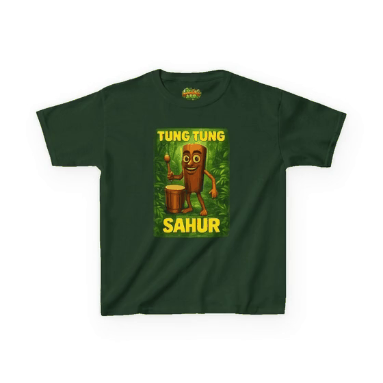 Tung Tung Sahur Kids Heavy Cotton™ Tee