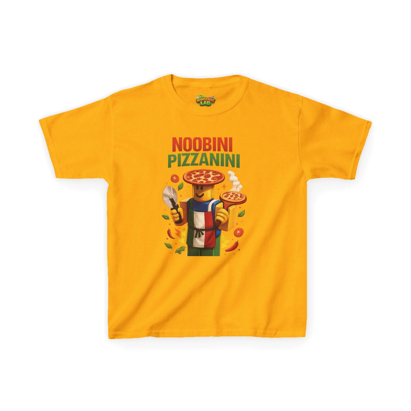 Noobini Pizzanini Kids Heavy Cotton™ Tee